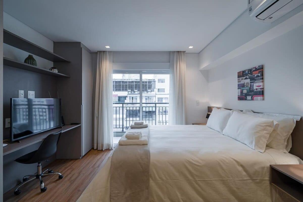 Studio Moderno, Confortavel E Completo No Centro Apm1606 Сан-Пауло Экстерьер фото