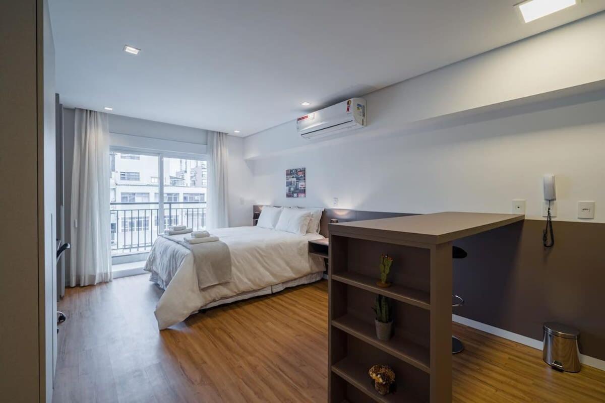 Studio Moderno, Confortavel E Completo No Centro Apm1606 Сан-Пауло Экстерьер фото